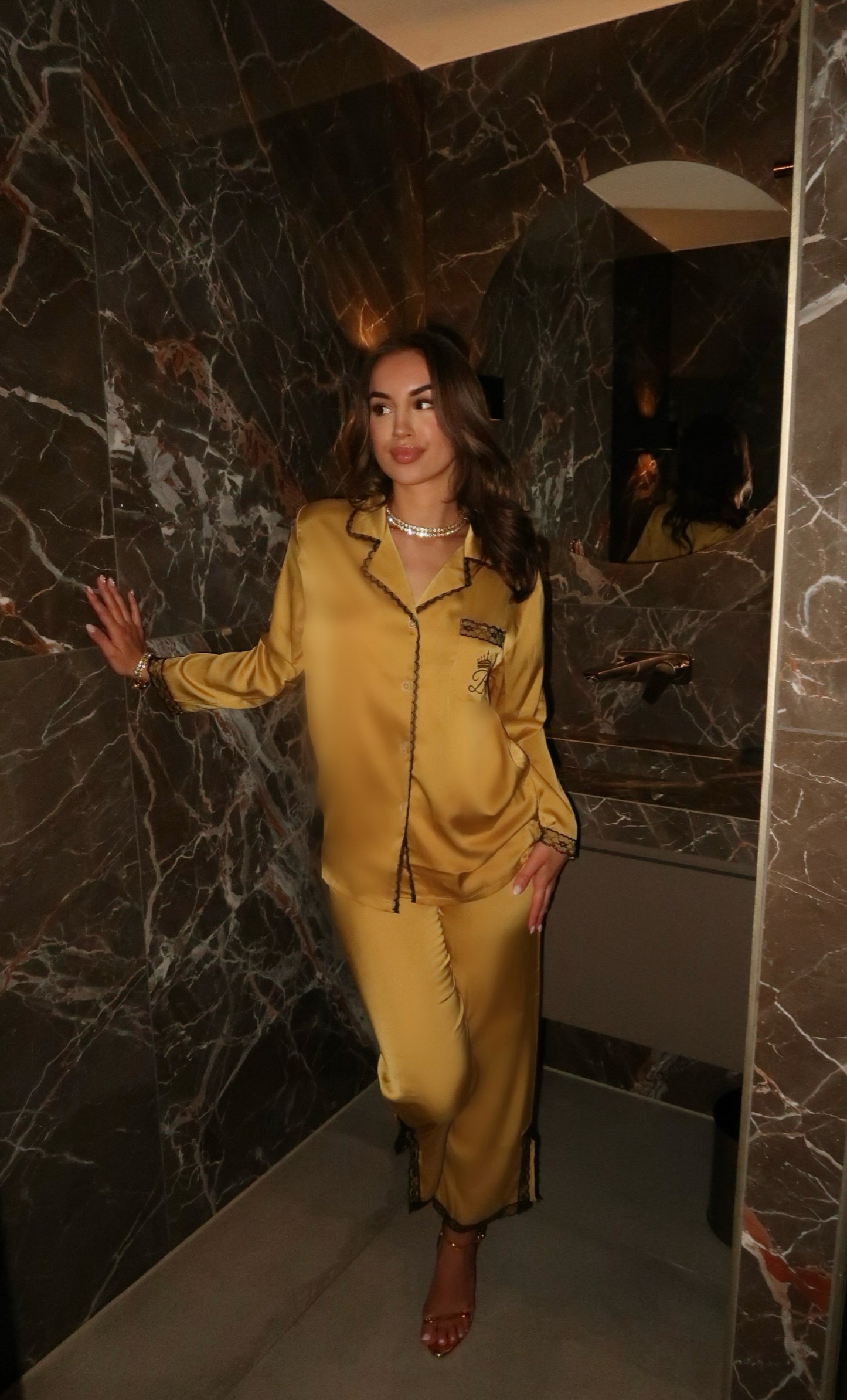 Joélle Silk Lace Pyjama