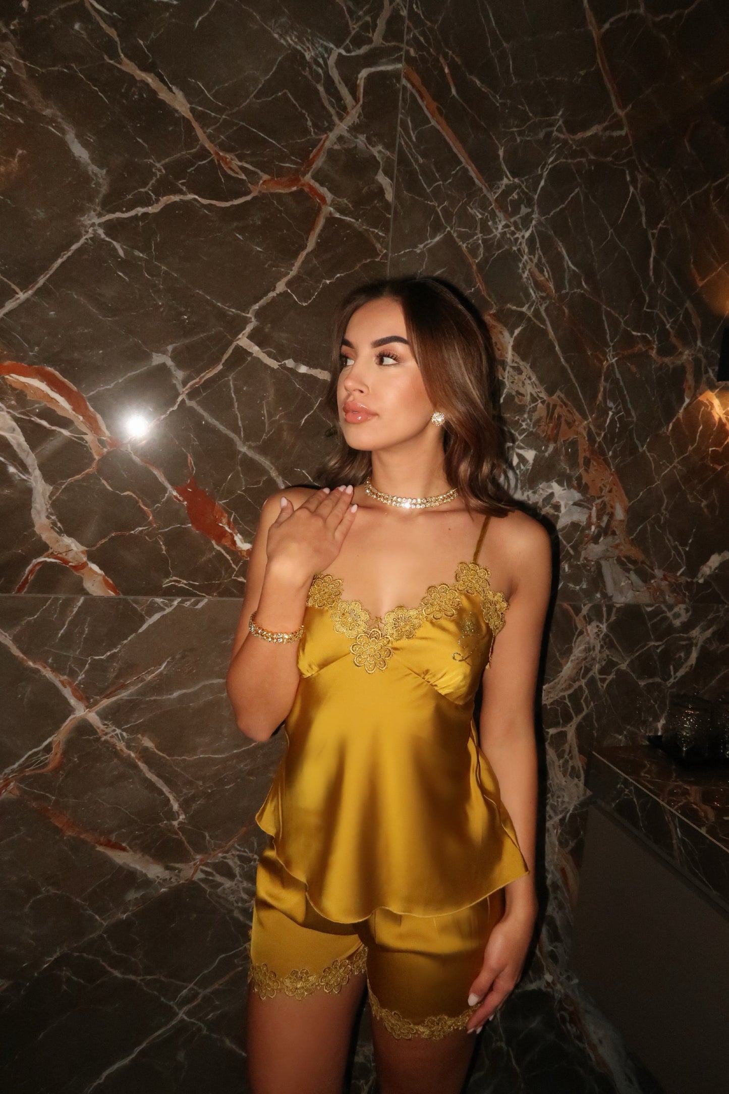 Giselle Silk Floral Pyjama